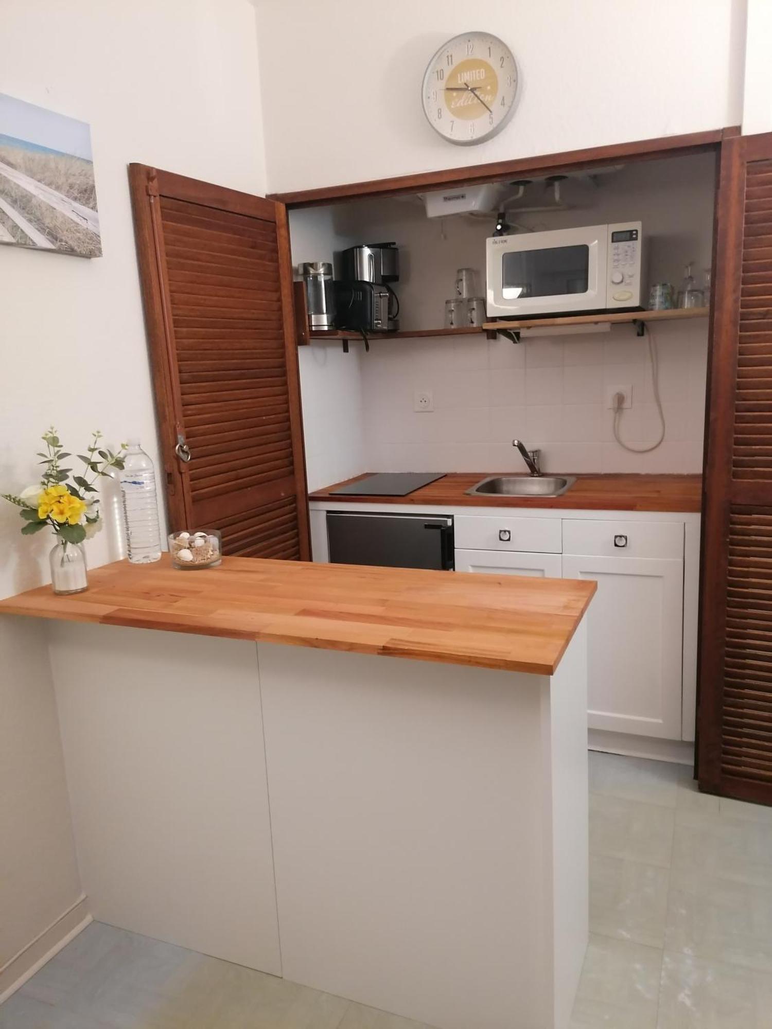 Agreable Studio Avec Terrasse A150M De La Plage Apartment Сен-Жорж-дьо-Дидон Екстериор снимка